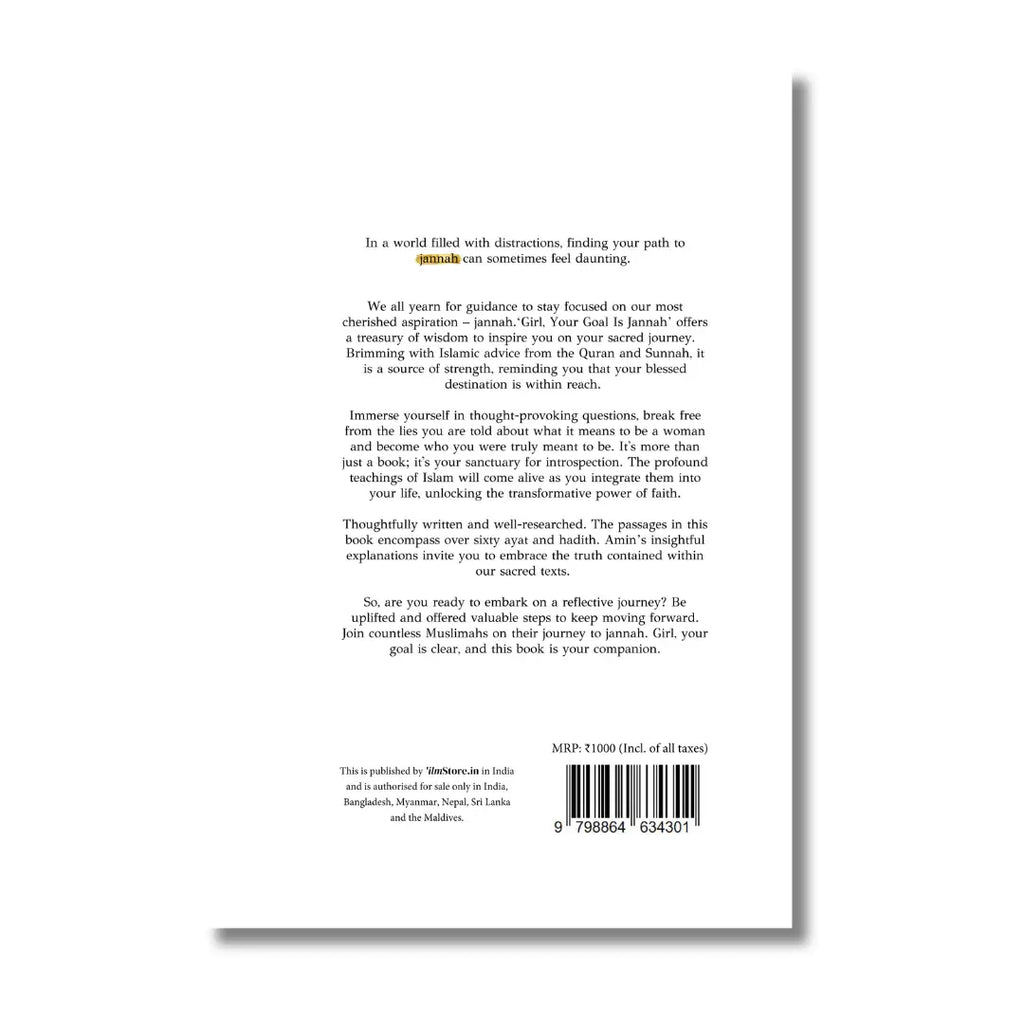 Girl, Your Goal Is Jannah