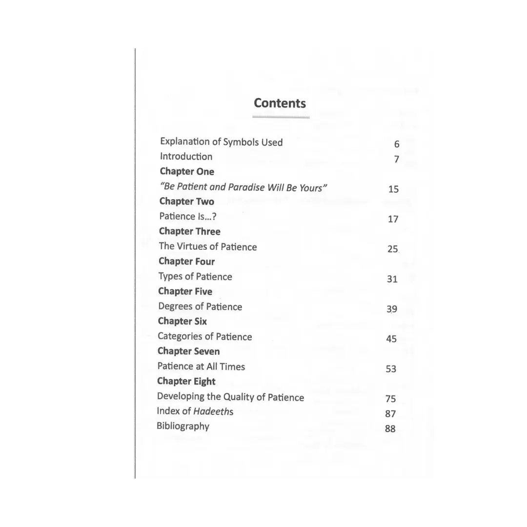 Be Patient & Paradise will be yours