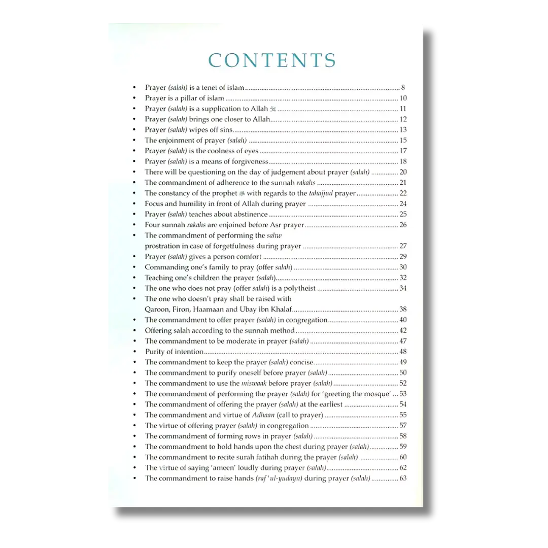 Forty Hadith on Prayer (English)