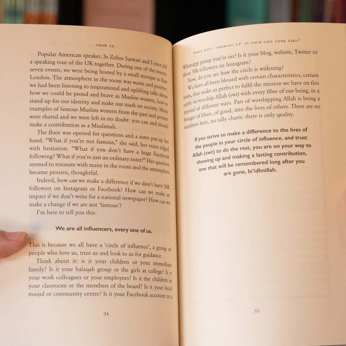 Show Up: A Motivational Message for Muslim Women