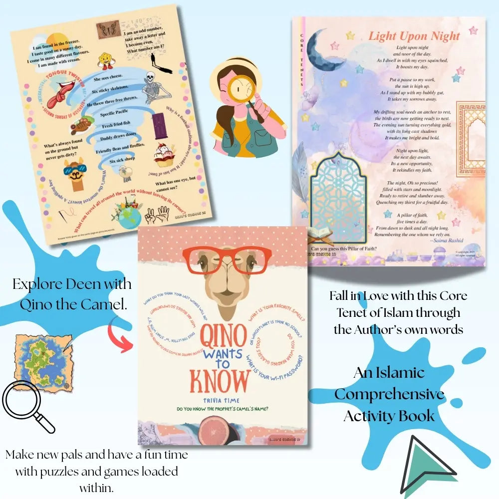 Islamic Comprehensive Activity book QINO'S COSMOS (6+ Ages)