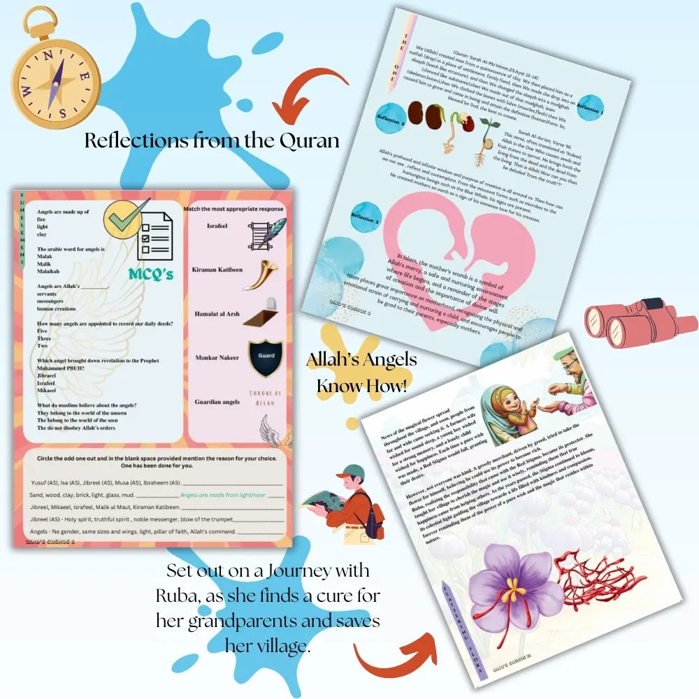Islamic Comprehensive Activity book QINO'S COSMOS (6+ Ages)