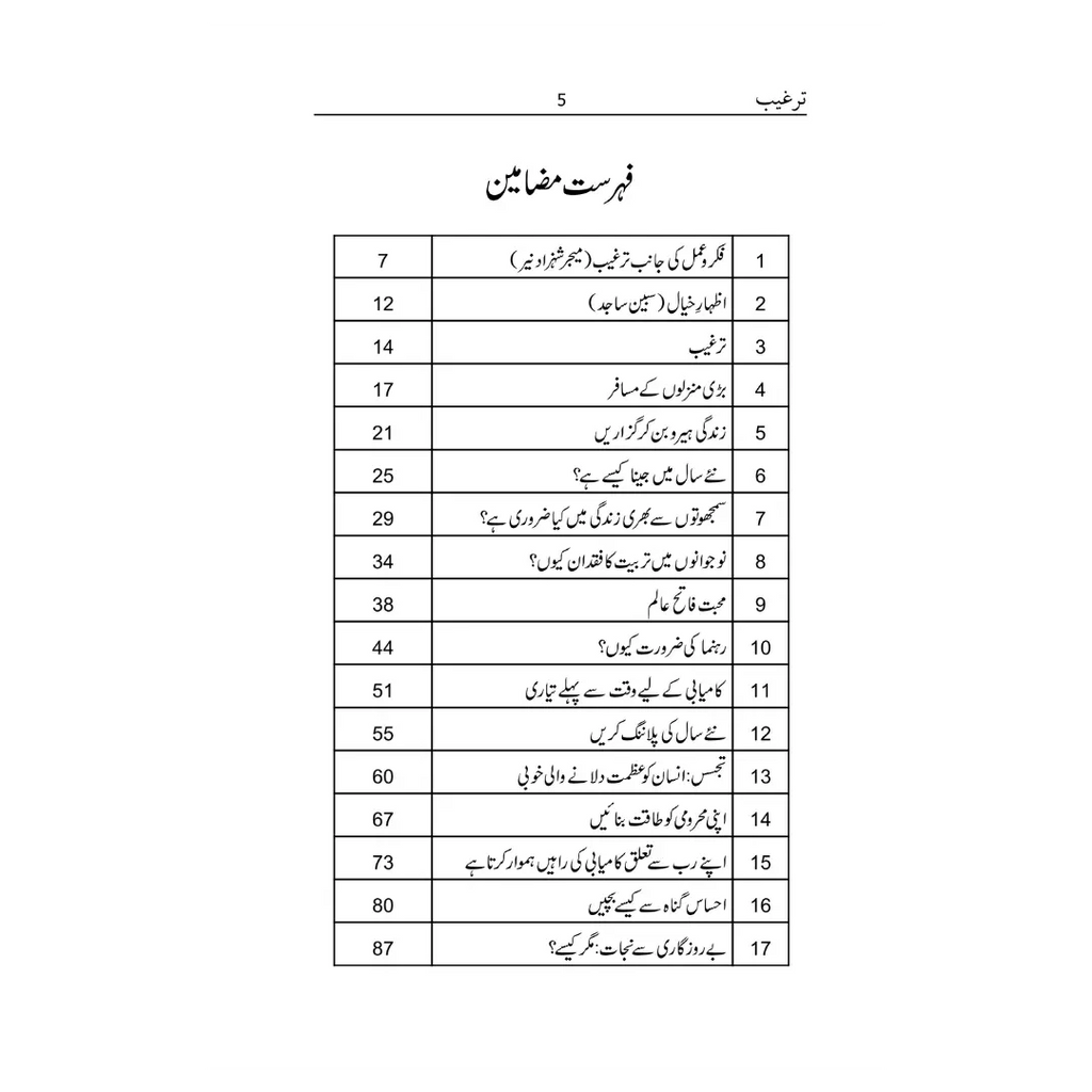 Targheeb - ترغیب