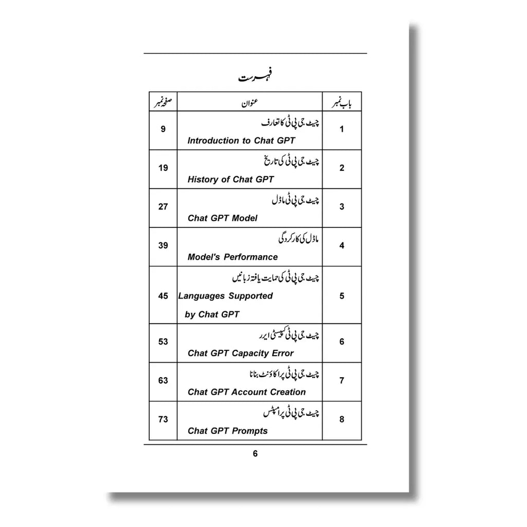 Chat GPT - چیٹ جی پی ٹی