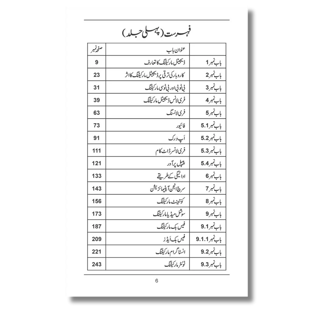 Digital Marketing 1 - ڈیجیٹل مارکیٹنگ سیکھئے اور کمایئے (پہلی جلد )