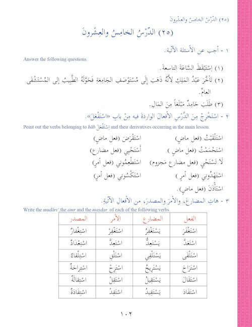 Arabic Course: Durus ul Lugha Al-Arabia for English Speaking Students  (Ultimate Arabic) Book 3 Part 2 — page preview 6