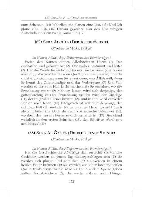 German Quran - Der Koran - TR. A. M. Ibn A. Rassoul — page preview 4