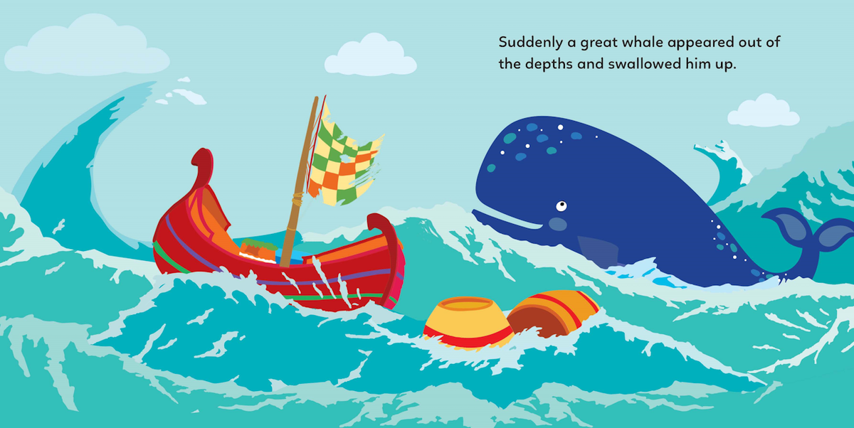 Prophet Yunus and Big Fish (Board Book) — page preview 2