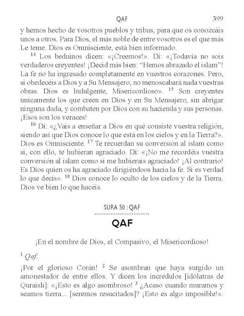 Spanish Quran - El Coran - TR. Julio Cortés — page preview 4