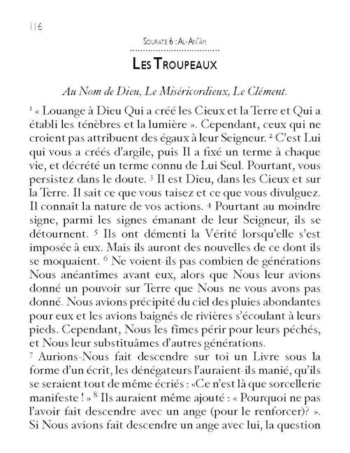 French Quran - Le Coran - TR. SHAHNAZ SAÏDI — page preview 3