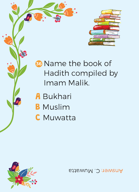 Hadith Quiz Cards — page preview 10