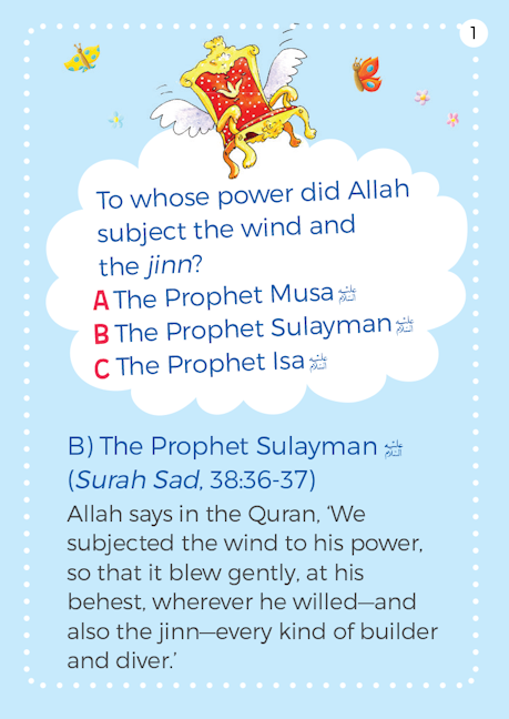 The Prophets Quiz Cards — page preview 2
