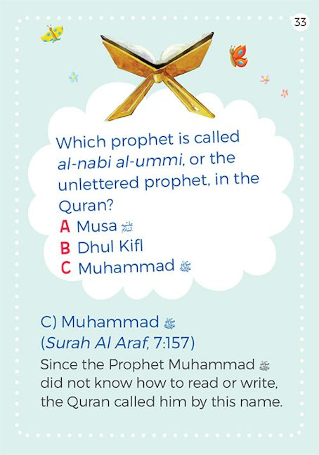 The Prophets Quiz Cards — page preview 5