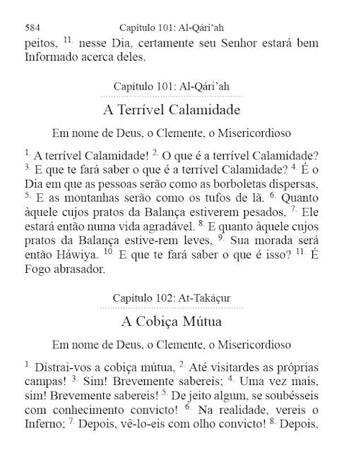 PORTUGUESE Quran - Alcorão Sagrado - TR. Shaykh Aminuddin Muhammad — page preview 5