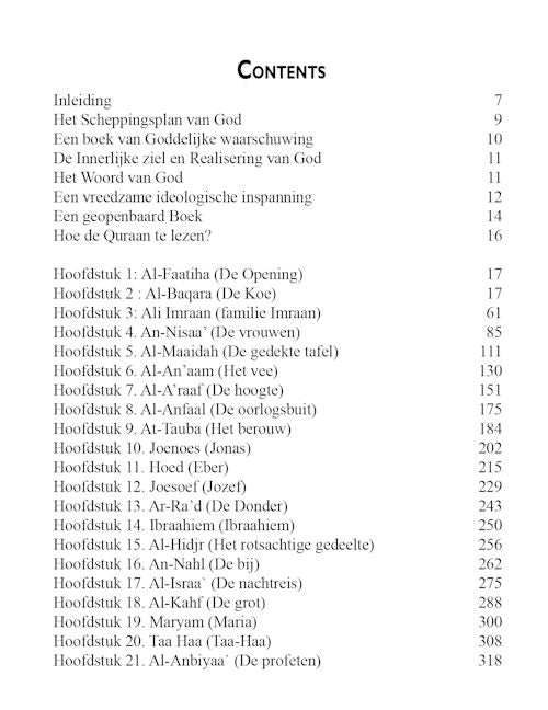 DUTCH QURAN - De heilige Koran - TR. Rafiq Ahmed Fris — page preview 1