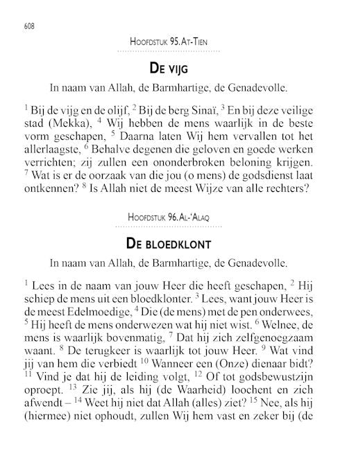 DUTCH QURAN - De heilige Koran - TR. Rafiq Ahmed Fris — page preview 4