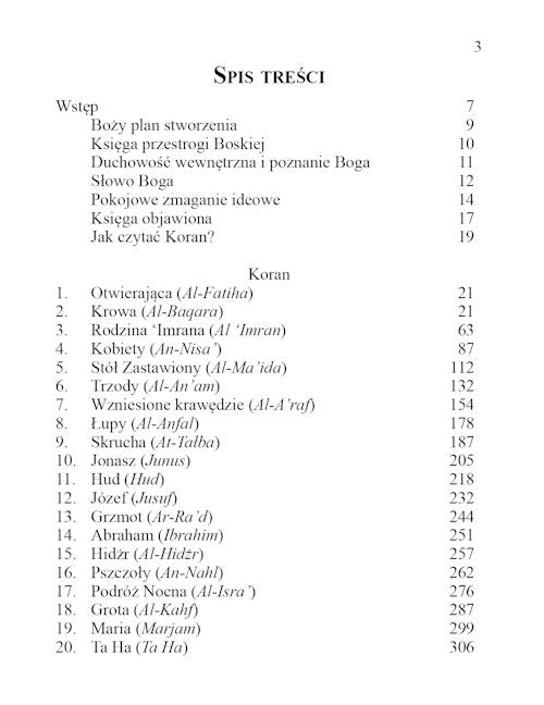 Polish Quran - KORAN - TR. Józefa Bielawskiego — page preview 1