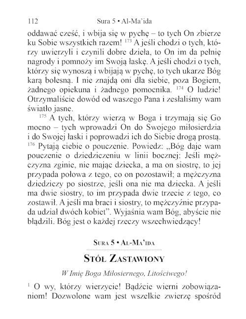 Polish Quran - KORAN - TR. Józefa Bielawskiego — page preview 3