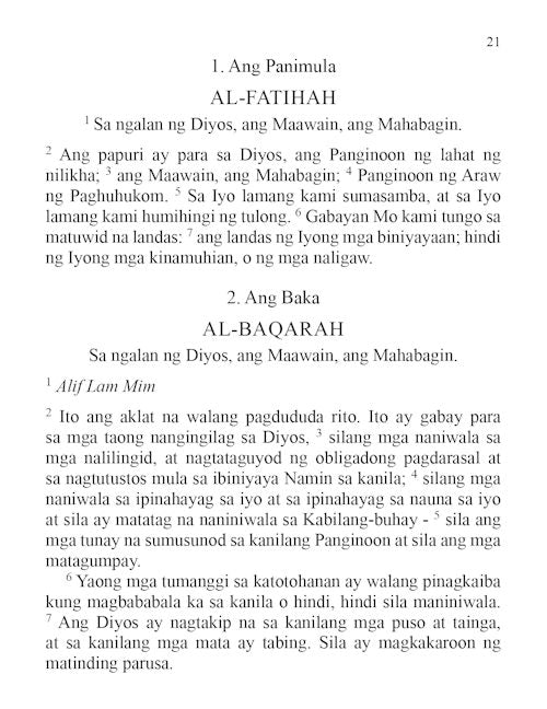 Filipino Quran - Ang Maluwalhating Quran (tagalog) TR. M. Arceo — page preview 2