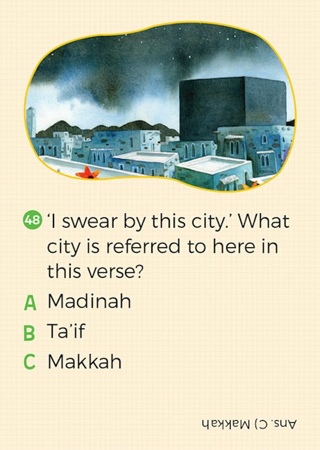 Lands of the Quran Quiz Cards — page preview 3