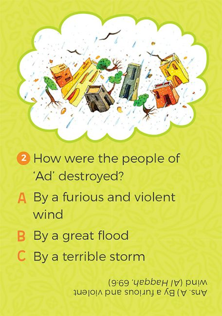 People of the Quran Quiz Cards — page preview 1