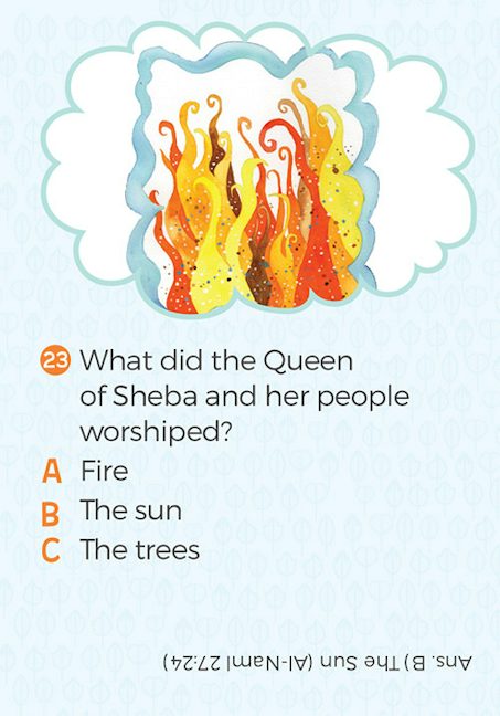People of the Quran Quiz Cards — page preview 2