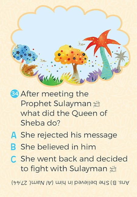 People of the Quran Quiz Cards — page preview 3