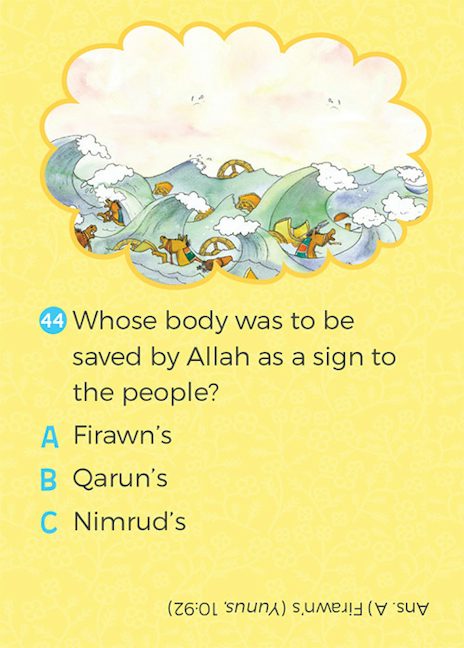 People of the Quran Quiz Cards — page preview 4