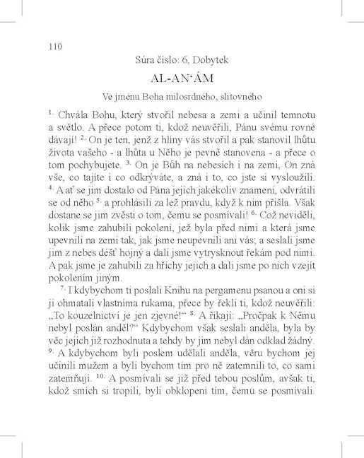 The Quran in Czech — page preview 4