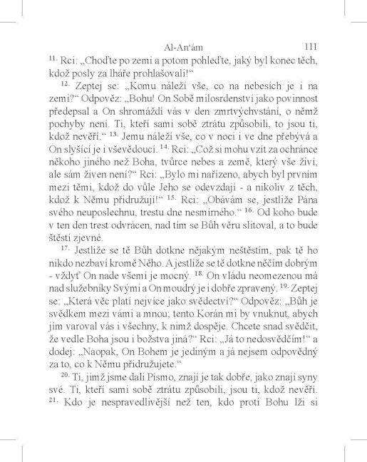 The Quran in Czech — page preview 5