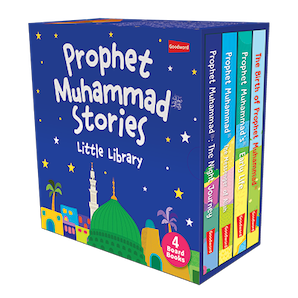 Prophet Muhammad Stories - Little Library  (4 Board Books Set) — cover
