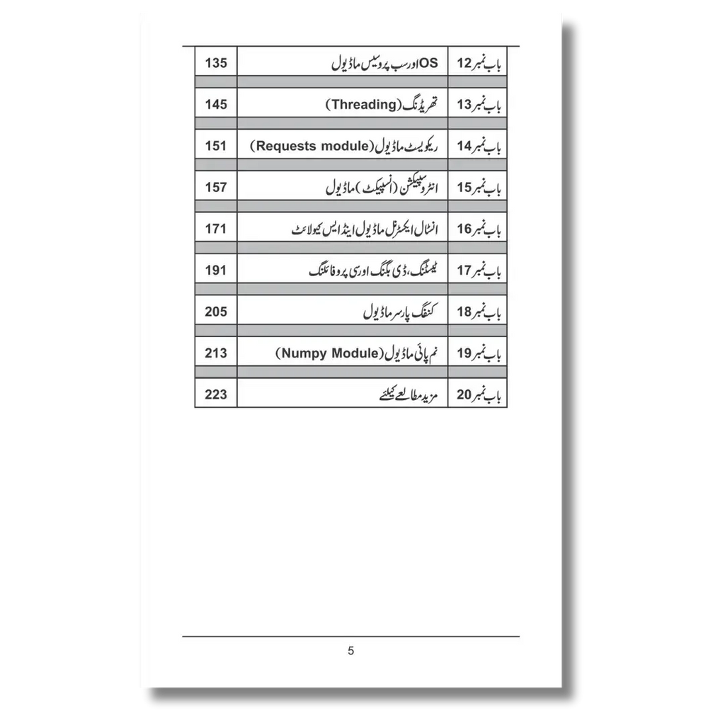 Python Programming - پائتھن پروگرامنگ