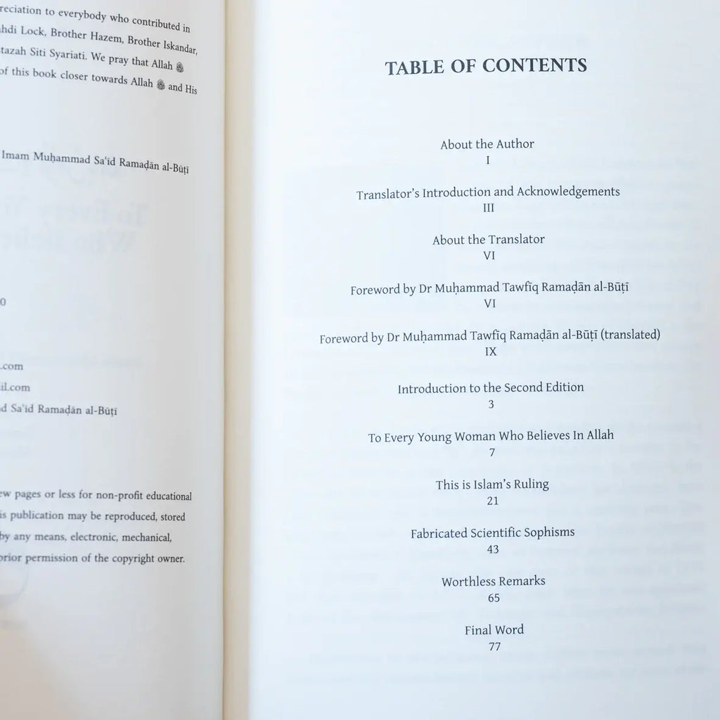 To Every Young Woman Who Believes in Allah