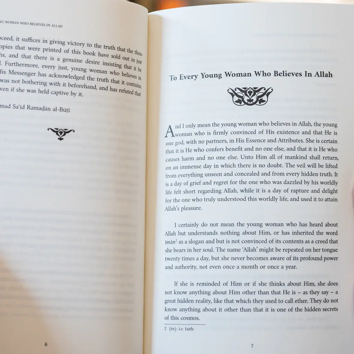 To Every Young Woman Who Believes in Allah