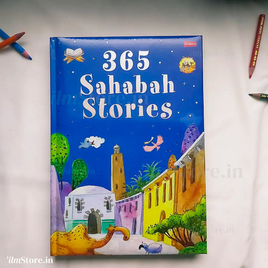 Front Cover Image of 365 Sahabah Stories (Hardbound)published by ilmStore and available in India