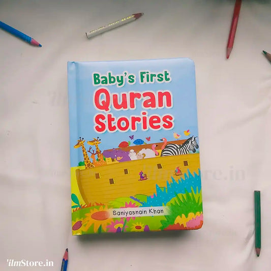 Front Cover Image of Baby's First Quran Stories (Hardbound Board Book)published by ilmStore and available in India